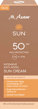 Anti Aging Sonnencreme SUN Gesicht LSF 50 M. Asam