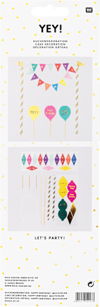 Kuchentopper "Happy Birthday" RICO DESIGN