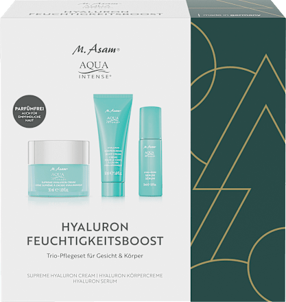 Geschenkset Aqua Intense Hyaluron Feuchtigkeitsboost 3tlg M. Asam