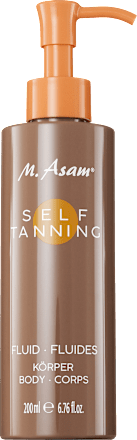 Selbstbräuner Lotion Körper + beach pillow bag M. Asam