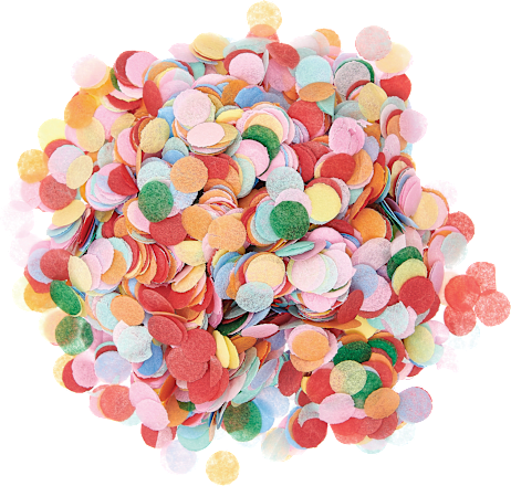 Konfetti, multi colour RICO DESIGN