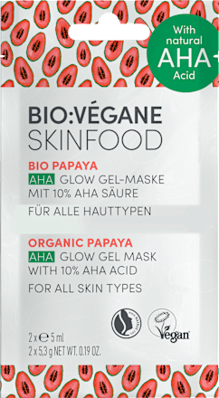 Gesichtsmaske Gel Bio Papaya BIO:VEGANE