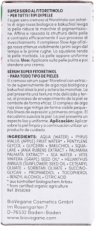 Serum Bio Rotalge Slow Age Super Phyto-Retinol BIO:VEGANE