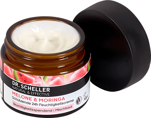 Schützende Feuchtigkeitscreme Melone & Moringa Dr. Scheller