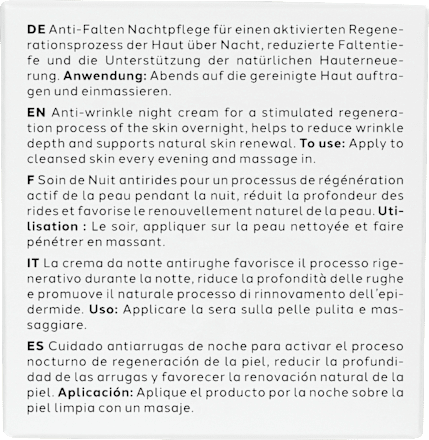 Anti Falten Nachtcreme mit Arganöl Dr. Scheller