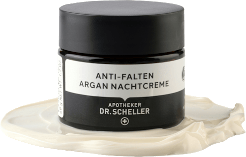 Anti Falten Nachtcreme mit Arganöl Dr. Scheller