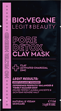 Gesichtsmaske Pore Detox Clay Mask BIO:VEGANE