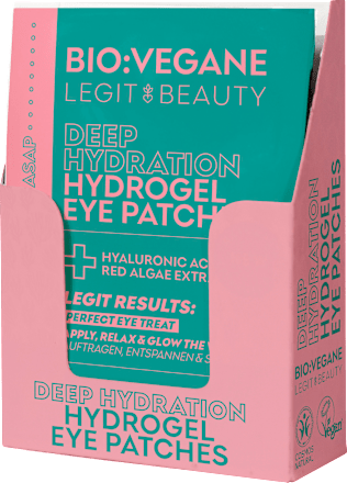 Augenpads Deep Hydration Hydrogel BIO:VEGANE