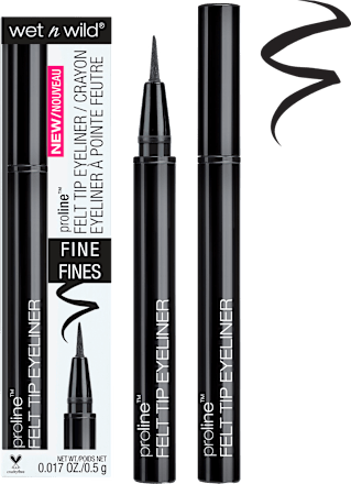 proline FELT TIP ajlajner – E8752 Black wet n wild