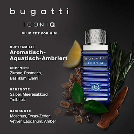 Iconiq Blue Eau de Toilette bugatti