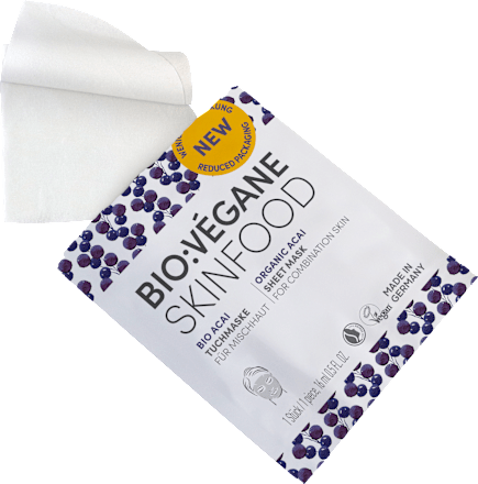 Tuchmaske Skinfood Acai BIO:VEGANE