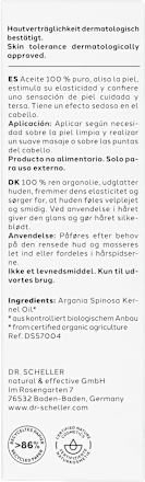 Körperöl Argan Dr. Scheller