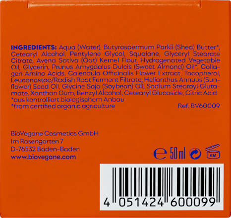 Gesichtscreme Ultra Rich BIO:VEGANE