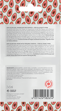 Gesichtsmaske Gel Bio Papaya BIO:VEGANE