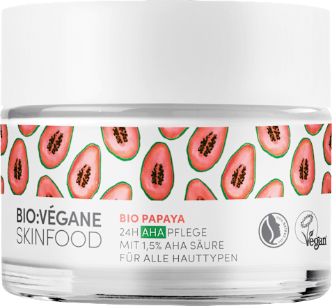 Gesichtscreme Bio Papaya AHA 24h Pflege BIO:VEGANE