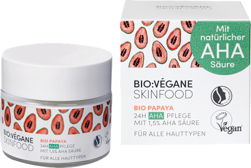 Gesichtscreme Bio Papaya AHA 24h Pflege BIO:VEGANE