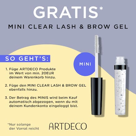 Mini-Augenbrauengel Clear Lash & Brow ARTDECO