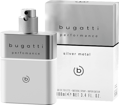 Pánska toaletná voda Performance Silver Metal bugatti