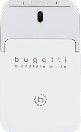 signature white edt  bugatti