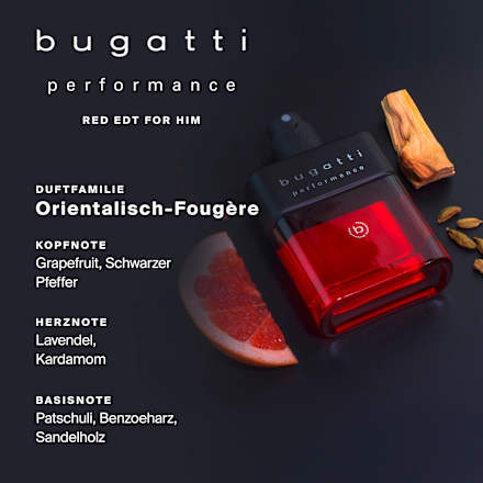 Performance Red Eau de Toilette bugatti