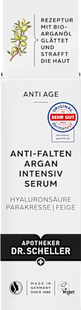 Serum Intensiv Anti Falten Argan Dr. Scheller