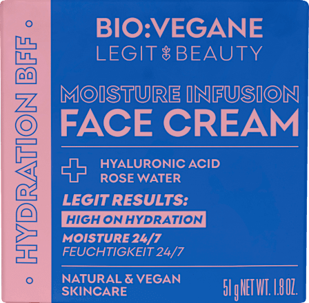 Feuchtigkeitscreme Moisture Infusion BIO:VEGANE