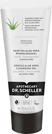 Gel de curățare facial, delicat, cu aloe vera Dr. Scheller