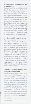 Serum Bio Hanf Öl  BIO:VEGANE