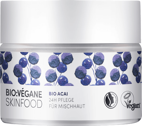 Gesichtscreme Bio Acai 24h Pflege Mischhaut BIO:VEGANE