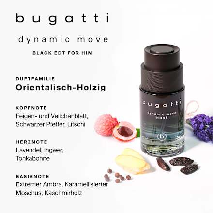  Dynamic Move Black Eau de Toilette bugatti