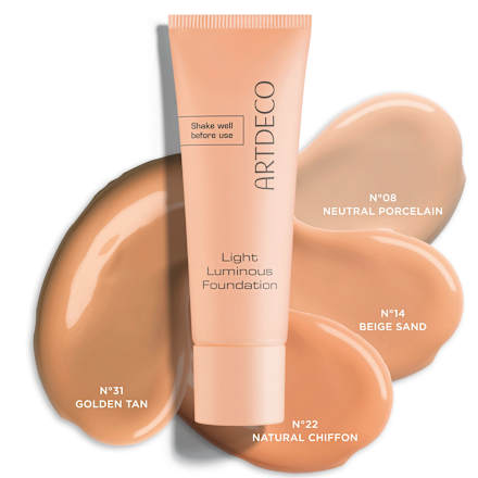 Light Luminous tekući puder – 06 light beige ARTDECO