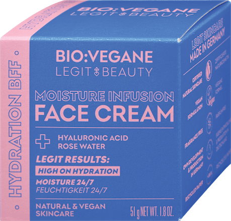 Krema za obraz Moisture Infusion  BIO:VEGANE