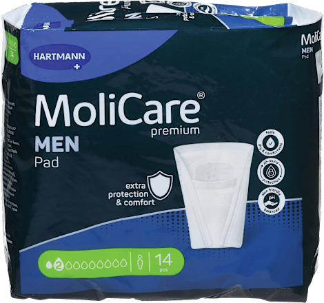 Inkontinenčne predloge za moške Premium MEN PAD 2 HARTMANN MoliCare