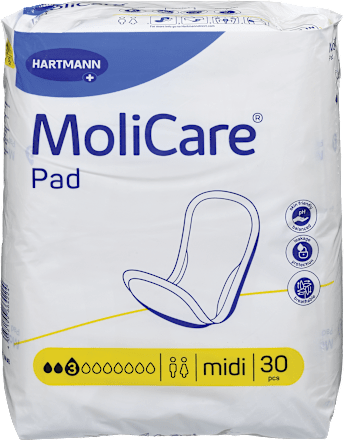 Inkontinenčne predloge Pad 3, lahka do srednja inkontinenca HARTMANN MoliCare