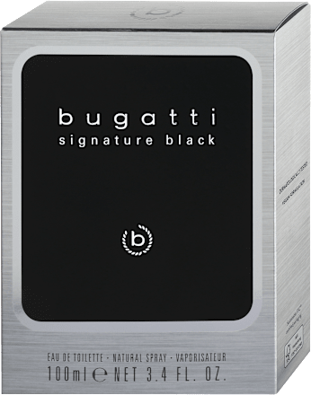 signature black edt  bugatti
