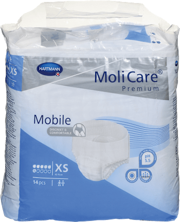 Mobilne neprepustne hlačke Premium Mobile 6, velikost XS HARTMANN MoliCare