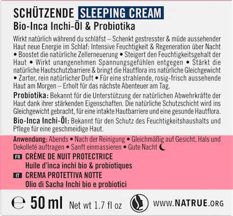 Nachtcreme Bio-Inca Inchi-Öl & Probiotika  Santé naturally.