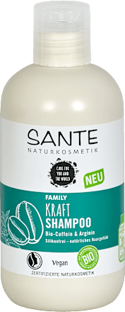 Family Kraft Shampoo Bio Koffein und Arginin SANTE NATURKOSMETIK