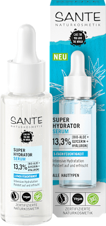 Serum Super Hydrator mit natürlicher Hyaluronsäure SANTE NATURKOSMETIK