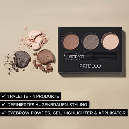 Augenbrauenpuder Set Eye Brow Kit 2 Medium Dark ARTDECO