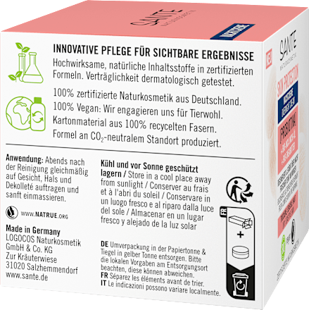 Nachtcreme Skin Protection Santé naturally.