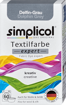Textilfarbe expert Delfin- Grau Simplicol
