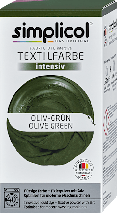 flüssige Textilfarbe Oliv-Grün Simplicol