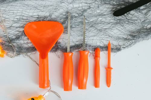 Mini-Kürbis Schnitz-Set 6tlg Dekorieren & Einrichten