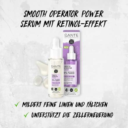 Serum Smooth Operator mit Retinol-Effekt Santé naturally.