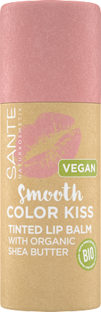 Lippenstift Smooth Color Kiss 01 Soft Coral SANTE NATURKOSMETIK