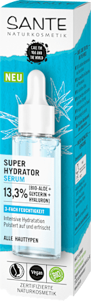 Serum Super Hydrator mit natürlicher Hyaluronsäure SANTE NATURKOSMETIK