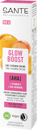 Gesichtscreme 3in1 Glow Boost Santé naturally.