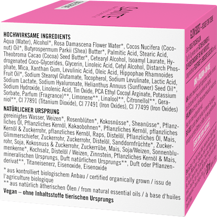 Gesichtscreme Glow Boost Rosiger Teint Santé naturally.