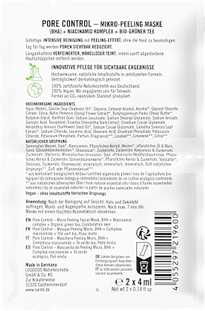 Peelingmaske Mikro Pore Control  Santé